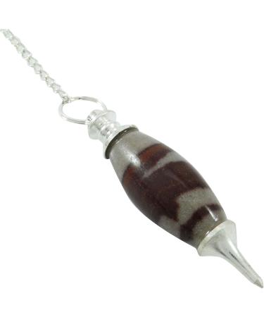 Harmonize Beginner Narmada Stone Teardrop Pendulum Dowsing Reiki Healing Crystal Banalinga Energy Generator - Buy Online on GoSupps.com