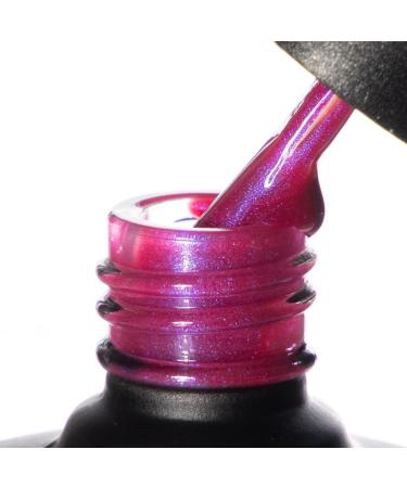 THE EDGE Gel Nail Polish 8ml - The Magenta Shimmer - UV/LED Manicure/Pedicure for Salon & Home Use Highly Pigmented/Long Lasting/2-Coat Coverage - Buy Online on GoSupps.com