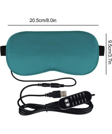 Heated Eye Pad - Electric Heated Eye Patch Comfortable Eye Pad | Temperature Control Eye Pad and Sleeping Accessories for Men Women green - Buy Online on GoSupps.com