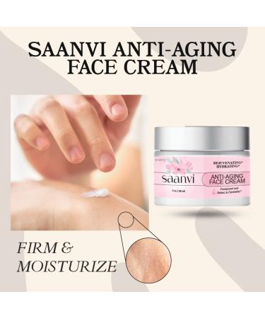 Saanvi Anti-Aging Face Cream - Revitalize Your Skin for Youthful Glow | Shop Internationally - Buy Online on GoSupps.com