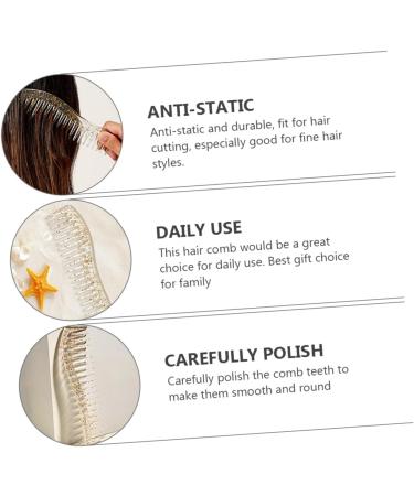 LALAFINA 3pcs Hair Comb Round Hair Brush Hair Brush for Women Hairdressing Tool Miss Revise Without Handle - Buy Online on GoSupps.com