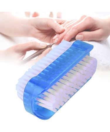 2pcs Nail Cleaning Brush - Double Sided Fingernail Scrub Brushes for Hands & Toes - Portable Scrubber Brush for Home, Garden, and Salon Use (Blue+Red) - Buy Online on GoSupps.com