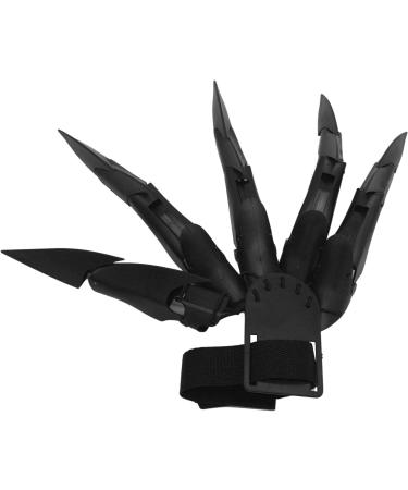 Halloween Articulating Fingers Decoration Flexible Articulating Finger Extensions Scary Cosplay Accessories Finger Extension Witch Ghost Gloves Claws Extender Wearable Skeleton Bone Claw Hand Mantis Claw Black Left Hand - Buy Online on GoSupps.com
