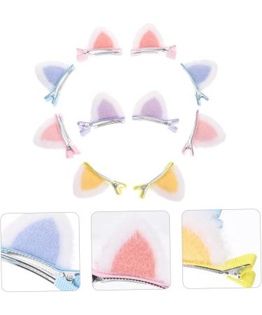minkissy 5 Pairs Children's Hairpin Cat Ear Hair Barrettes Fox Ear Hair Band Girls Hair Cat Ears Hair Clips Girls Little Girl Hair Clips Hairbows Kids Kitten Stainless Steel Baby Halloween - Buy Online on GoSupps.com