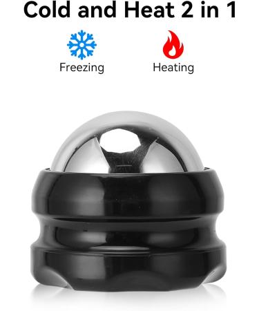 Cold Massage Scroll Ball | Stainless Steel Ice Roller for Sore Muscles & Swollen Eyes - Ideal Self-Massage Device - Buy Online on GoSupps.com