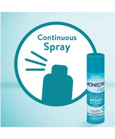 Monistat Care Maximum Strength Instant Itch Relief Spray 2 oz - Buy Online on GoSupps.com