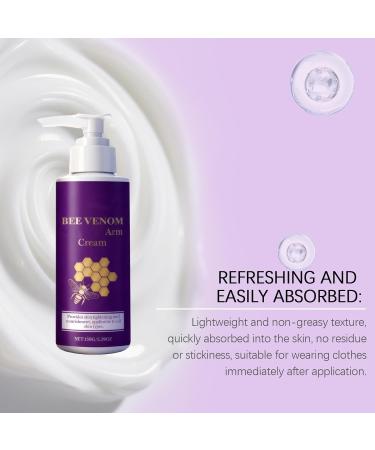  PGUTYUFCH Bee venom firming cream arm lotion for men and women moisturizing restores skin elasticity smooths wrinkles and fine lines plumps and nourishes the skin. (1 pc) - Buy Online on GoSupps.com