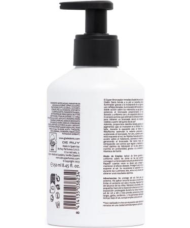 Gisele Denis GIS LE DENIS Double Bronze Gold Super Instant Body Tanner 250 ml Cream tanner Tanning accelerator for the body Sunscreen Pleasant natural fragrance Vegan formula - Buy Online on GoSupps.com