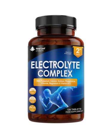 Electrolytes Tablets - High Strength Electrolyte Tablets Rehydration Tablets - With Potassium Calcium Sodium Phosphorus Chloride Magnesium & Vitamin B12 Fasting Keto Electrolytes Vegan Made In UK