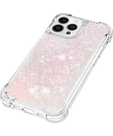 Tivenfezk Nadoli Glitter Drive Shell for iPhone 15 Pro | Shockproof Silicone TPU Bumper Case - Liquid Quicksand Pink Star Design - Buy Online on GoSupps.com