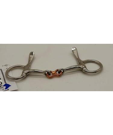 Baucher Half Spoon Bit for Minishetty & Minipony - Copper Plate Double Jointed Sizes 7.5 to 11.5 - Tysons - Buy Online on GoSupps.com