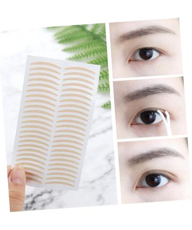 Ipetboom 60 Sheets Natural Invisible Double Side Eyelid Tapes Sticker Women Eyelid Tape Double Sided Clear Tape Single Side Eyelid Tapes Make up Kit Man Beauty Stickers Hooded - Buy Online on GoSupps.com