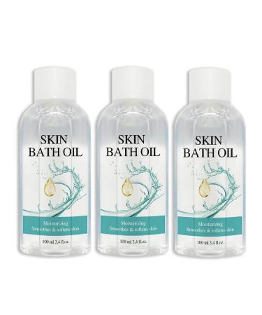 Smooth Skin Bath Oil Skin so Soft Original Bath Oil 3.4 fl.oz.Skin Bath Oil Skin Moisturizing Bath Oil Original Skin Bath Oil for Body Using Skin Original Bath Oil for Skin Soft (3PCS)
