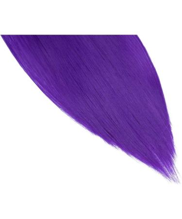 8PCS Dark Purple Clip in Hair Extensions - 26 Inch Straight Synthetic Hair Piece - Buy Online on GoSupps.com