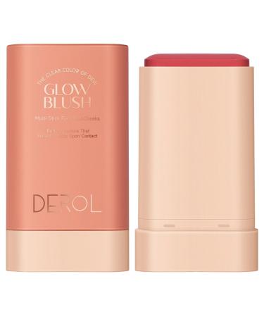 Moisture Blushess Stick - Cheek Tint Cream Blushess for Natural Makeup - Waterproof Long Lasting Glow Rotating Design Blushes Stick for Easy Application For Women Girls Cheeks and Lips Puchen 03