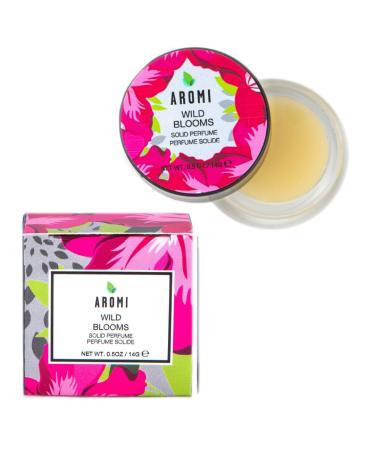 Aromi Solid Perfume | Floral Fragrance Vegan Cruelty-free Travel Women s Gift Peony Orange and Lily Scent Concentrated Alcohol-Free Scent Handmade (Wild Blooms)