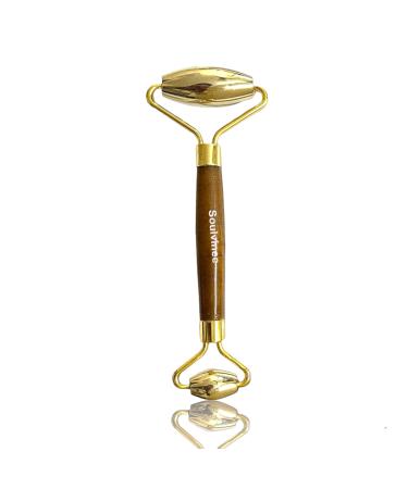 Bronze Kansa Metal Face Roller Massage Tool (Kansa Roller)
