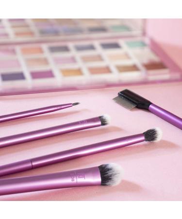 Real Techniques Enhanced Eye Set - Purple 6 Piece Makeup Brush Kit - Buy Online on GoSupps.com