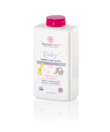 Forever New Baby Fabric Care Wash Liquid Fragrance Free 32 fl oz (946 ml)