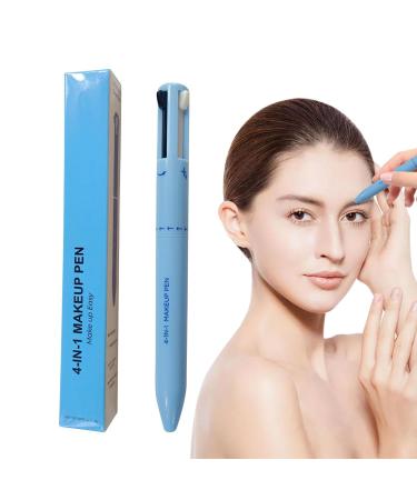 Duqulle 4-in-1 Touch-Up - Travel Makeup Pencil | Waterproof travel makeup pencil 4-in-1 color pen set eyeliner eyebrow pencil lip pencil and Duqulle