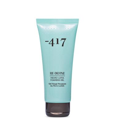 -417 Dead Sea Cosmetics Redefine Facial Micro Luffa Foaming Gel - Purifying Cleanser and Daily Face Wash