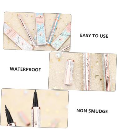 FOMIYES No Smudge Eyeliner Black Waterproof Eyeliner Liquid Liner Eyeliner Pencil Miss Make up Line Pen - Buy Online on GoSupps.com