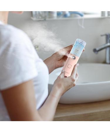 Face Steamer - Portable Ionic Mist Sprayer Face Facial Sprayer for Skin Care Refreshing Revitalizing & Soothing - Face Steamer for Daily Use Tmay L8-little Pink Rabbit - Buy Online on GoSupps.com