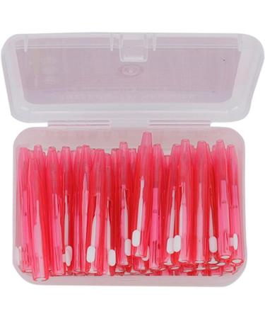 Buy Interdental Brush Set - 60 Slim Braces Cleaners with PP Handle for Adults | Rotating Electrical Pink | International Shipping Available - Buy Online on GoSupps.com