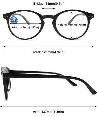 MAGIMODAC Women s Blue Light Filter Computer Glasses - Oval Reading Glasses with Interior Face Aid Black 1.5 Diopters - Enhance Comfort & Reduce Eye Strain - Buy Online on GoSupps.com