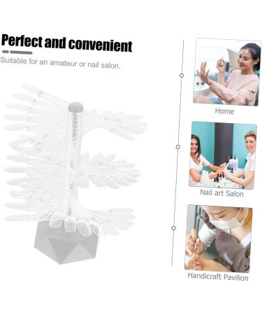 minkissy Acrylic Nail Display Stand Nail Art Stand Nail Stands for Nail Art Nail Practice Stand Nail Art Practice Stand Acrylic Nail Tips Display Stand Nail Stand Display Modeling Sample 6.2x6.2cm Grey - Buy Online on GoSupps.com