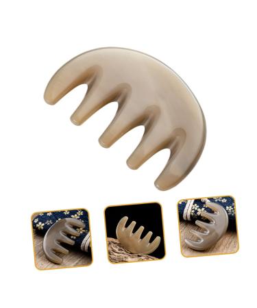 Tovinanna F nfahn Massagekamm - Broad Tooth Hair Comb & Gua Sha Tool for Scalp Massage | 8.5x5.5cm | Acupuncture Point Massage Comb - Buy Online on GoSupps.com