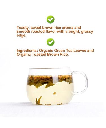 Buy Organic Green Tea - Loose Leaf Japanese Genmaicha 170g | Premium Black Rice & Matcha Blend - Buy Online on GoSupps.com