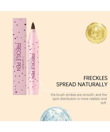 Freckle Makeup Pen 3ml | Natural Light Brown Color Quick Dry Durable Waterproof for Face Beauty and Daily Use - Buy Online on GoSupps.com
