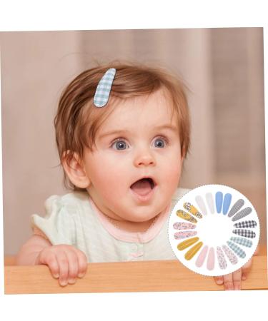 ibasenice 50 Pairs Fabric Bang Side Clip Floral Hair Clip Toddler Hair Accessories for Girls Hair Accessories for Toddler Girls Flower Fabric Hair Clips Girls Headdress Dense Baby Button - Buy Online on GoSupps.com