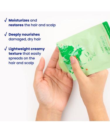 FACETORY Moisturize Scalp and Hair Mask with Fermented Soybean - Pack of 3, 50ml - Dry Scalp Care & Anti-Frizz Treatment for Smooth, Revitalized Hair - Buy Online on GoSupps.com