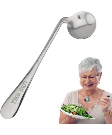 Elderly Elbow Spoon - Angled Eating -Feeding Spoon Utensil - Elder Feed Nursing Utensil Convenient for Elderly Seniors and Disabled Adults Pochy Left Hand - Spoon - Buy Online on GoSupps.com
