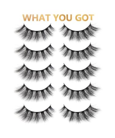 Buy 5 Pairs 18mm 3D Mink Lashes - Fluffy Reusable Handmade Eyelashes Extensions - Criss-Cross Thick Lashes Bulk (L903) - International Shipping Available - Buy Online on GoSupps.com
