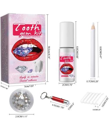 Delura Tartar Jewelry Set - Premium Tooth Gem Kit with Glue & Toothstones for Stunning Tooth Jewelry - Buy Online on GoSupps.com