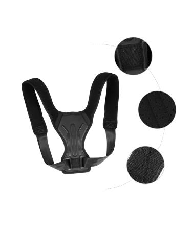 GLEAVI Adjustable Posture Brace - Hunchback Support Strap for Men & Women | Breathable Fabric 25x27cm Black - Buy Online on GoSupps.com