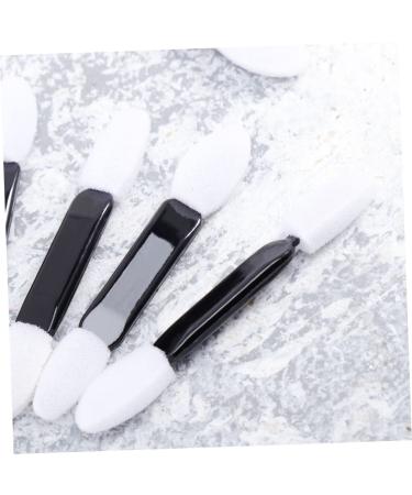 100pcs Double Ended Makeup Applicator Sponge Sticks - Best Blending Tool for Eyeshadow & Eye Makeup | Travel Friendly White Sponges - Buy Online on GoSupps.com