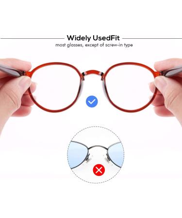 SMARTTOP 2.5mm Eyeglasses Air Bag Stick on Silicone Nose Pads-Upgrade 10Pairs Eyeglasses Nose Pads for Plastic Frame-for Sunglasses Anti-Slip-Glasses Repair Kits for Man and Women(10PAIRS Crystal 2.5mm Crystal - Buy Online on GoSupps.com