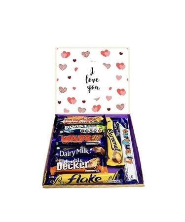 I LOVE YOU Present pick n mix The Cadburys sweet selection Chocolate Box sweet Hamper Present gift for Mothers Day Easter
