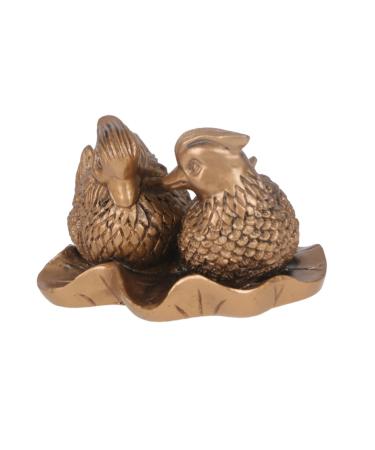 STOBAZA Bling Decor 1pc Mandarin Model Resin Mandarin Adorn Mandarin Ornament Retro Decor Makeup Earth Tones Number Two