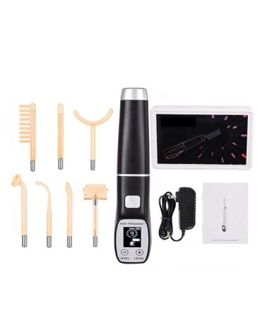 Machine faciale haute fr quence d' cran tactile for des soins de la peau d'acn d'argon de n on de baguette magique d' lectroth rapie de visage de cheveux ( Color : 7 in 1 Red-Black Size : 0 )