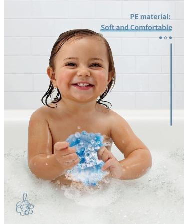 6pcs Bath Loofahs Shower Puff - Exfoliating Body Sponge Set for Shower and Bath - Buy Online on GoSupps.com