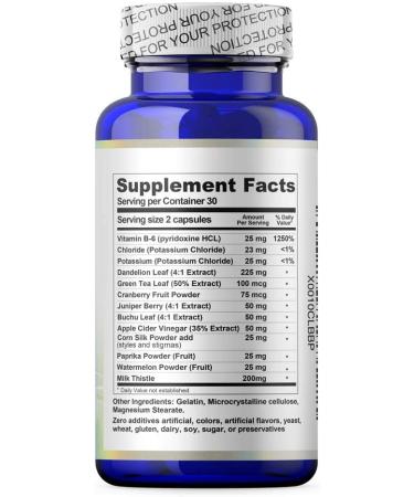 2 Pack Natural Diuretic Supplement for Edema Swollen Ankles & Legs - Reduces Swelling & Water Retention, Relieves Achy Feet & Promotes Weight Loss - Buy Online on GoSupps.com