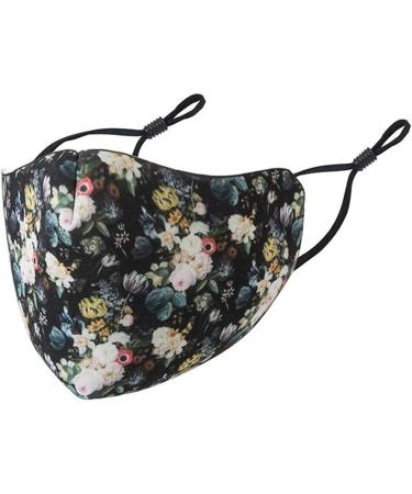 1 PC Women Cute Floral Print_Mask With Design SKin Care Comfortable Friendly - Buy Online on GoSupps.com