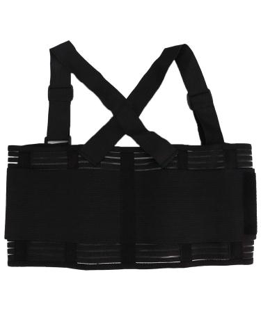 ZJchao Lumbar Lower Back Brace Support Belt - Dual Adjustable Straps Breathable Mesh Ideal for Weightlifting & Fitness | International Shipping - Buy Online on GoSupps.com