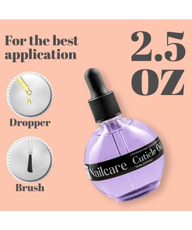 Cuticle Revitalizing Oil 2.5 oz - Moisturizing Nail & Cuticle Treatment with Natural Lavender & Chamomile - Paraben & Cruelty Free - Buy Online on GoSupps.com