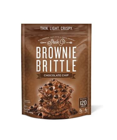 Sheila G's Brownie Brittle, Chocolate Chip, 16 Ounce Bag (Packaging May Vary) 16 Ounce (Pack of 1)